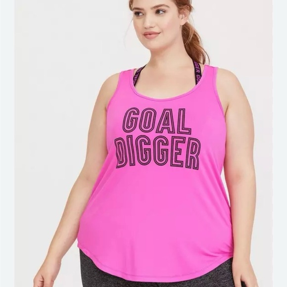 Torrid Fuchsia 'Goal Digger' Tank Top - Picture 9 of 9